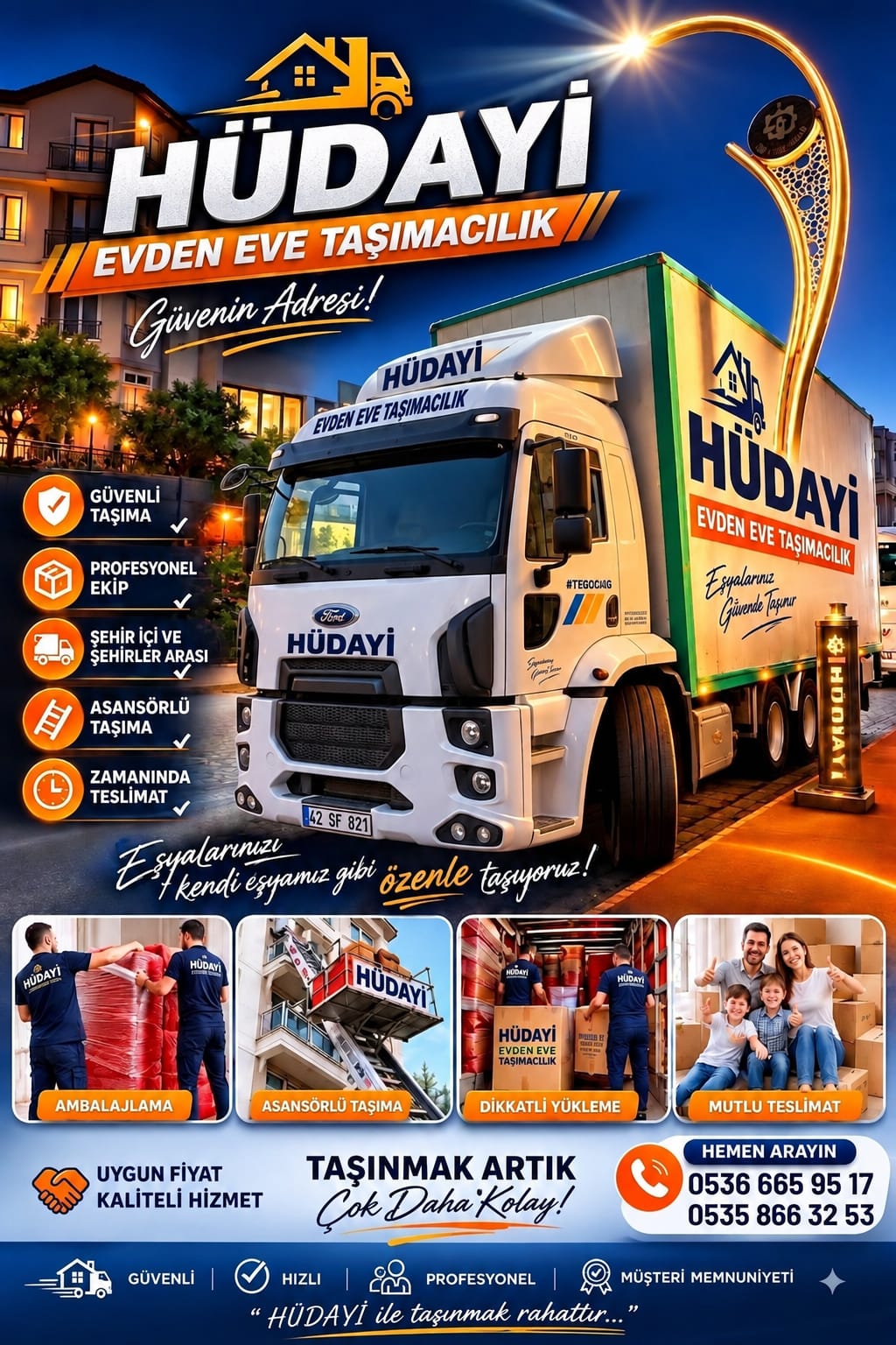 Hüdayi Evden Eve Nakliyat Taşımacılık
